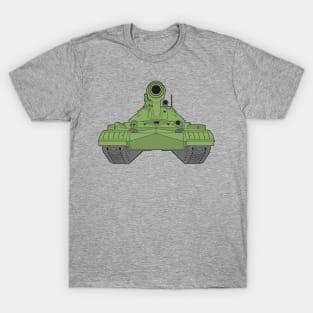 Front view of the Soviet T-10 tan T-Shirt